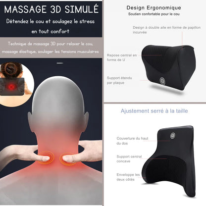 Almohada de masaje para asiento de coche de espuma viscoelástica ecológica