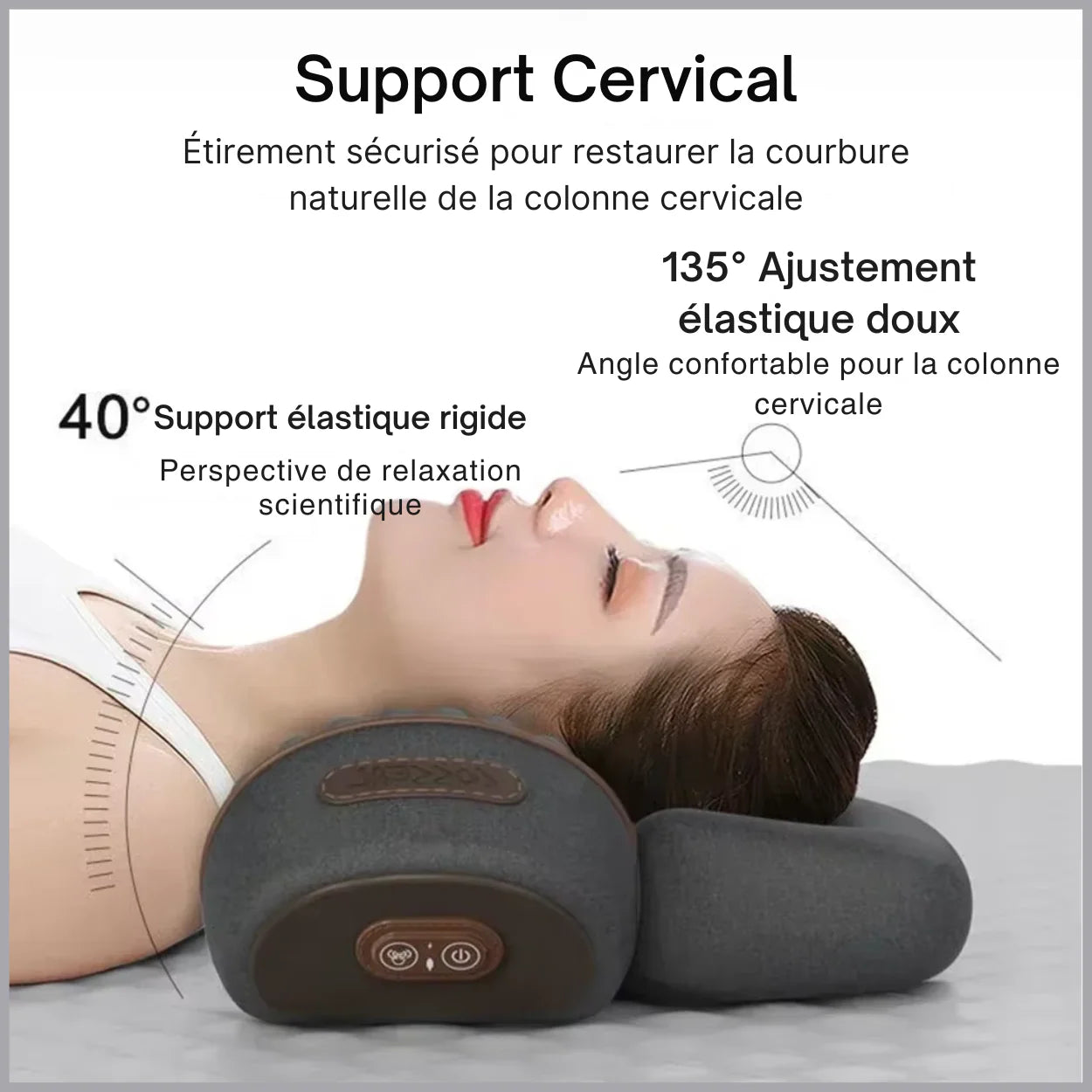 Almohada Cervical con Calefacción y Masaje