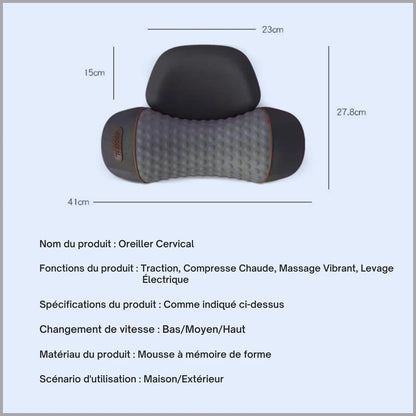 Almohada Cervical con Calefacción y Masaje