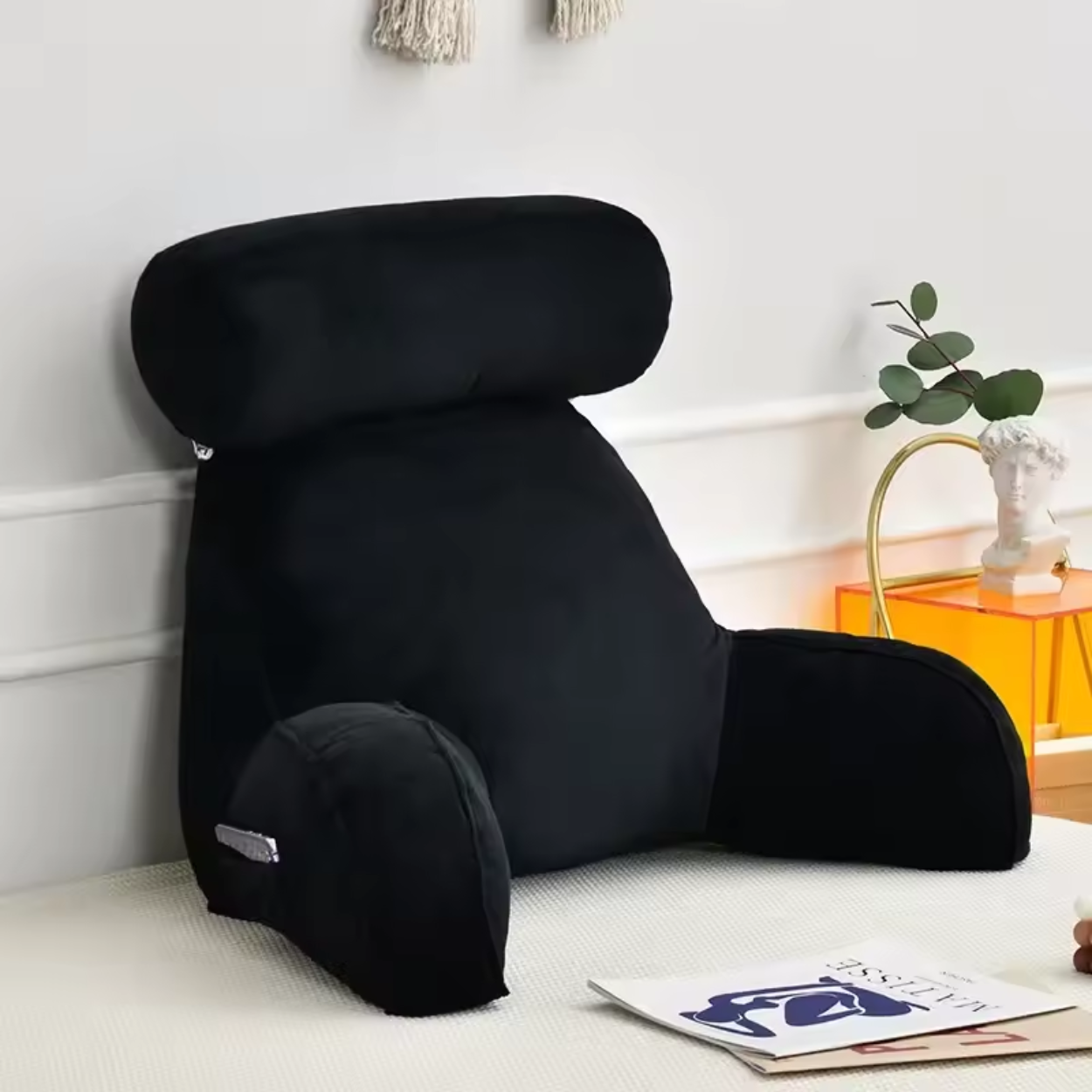 Almohada ergonómica de lectura con memoria de forma