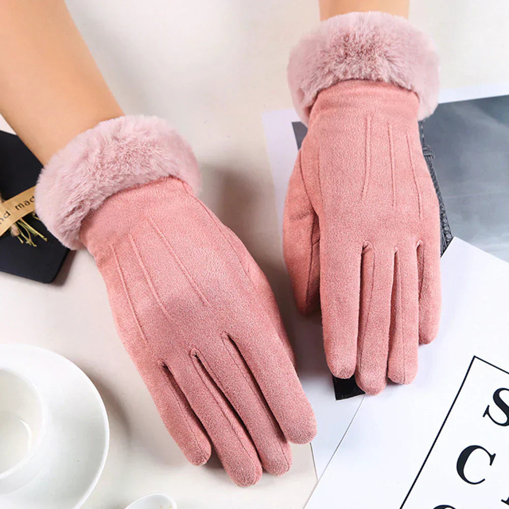 Guantes de cuero elegantes y con estilo