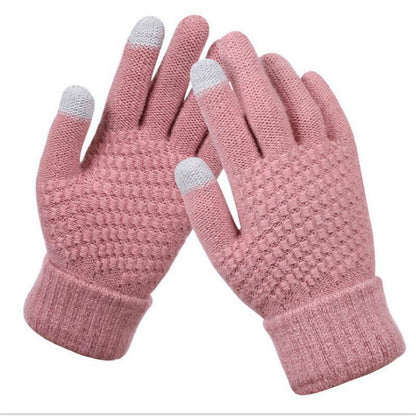 Guantes de punto elegantes y prácticos