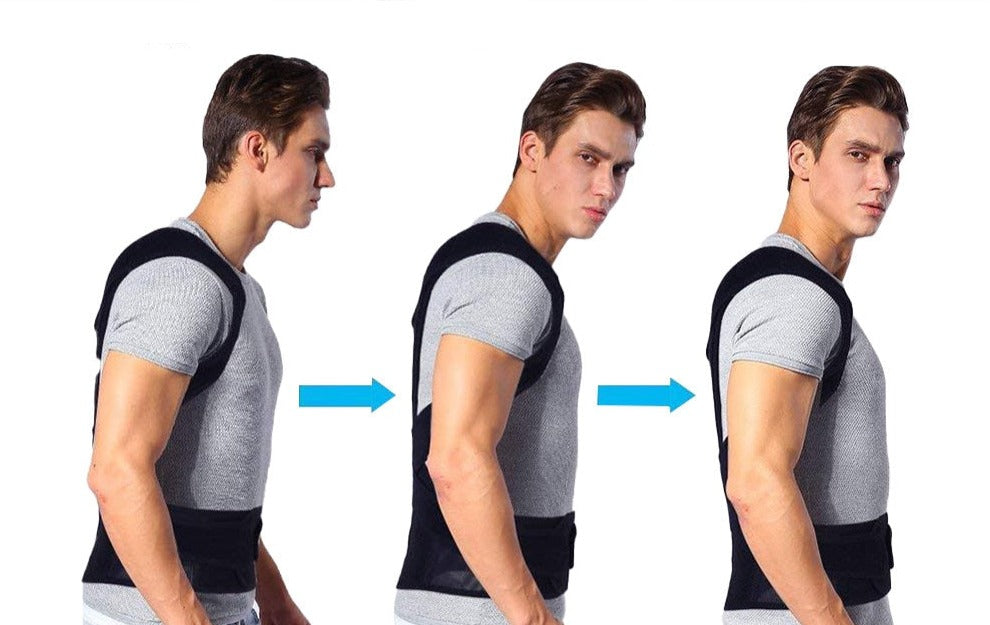 Correcteur de posture réglable à barre en alliage