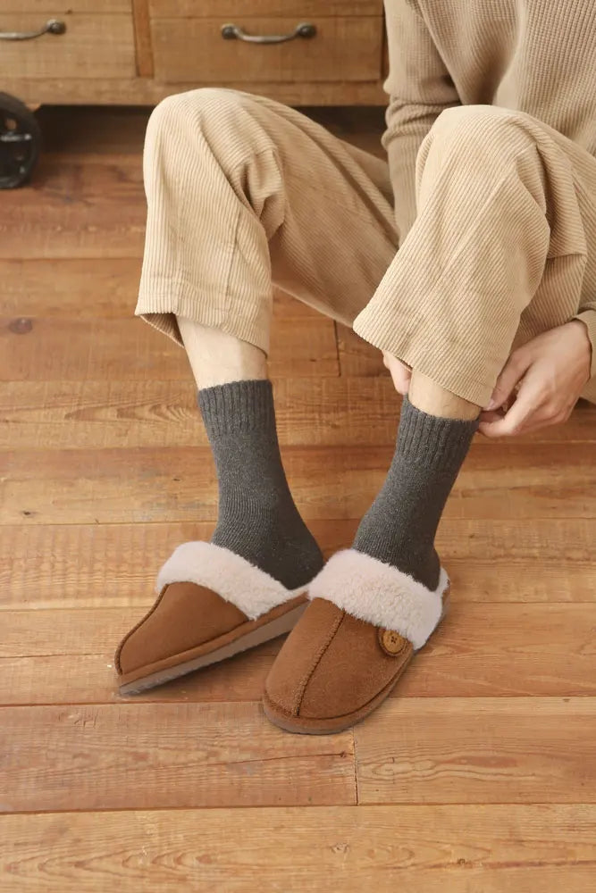 Pantoufles d’hiver confortables en mousse à mémoire de forme