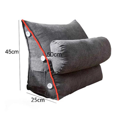ReadLuxe™ – Almohada de lectura ergonómica con soporte lumbar