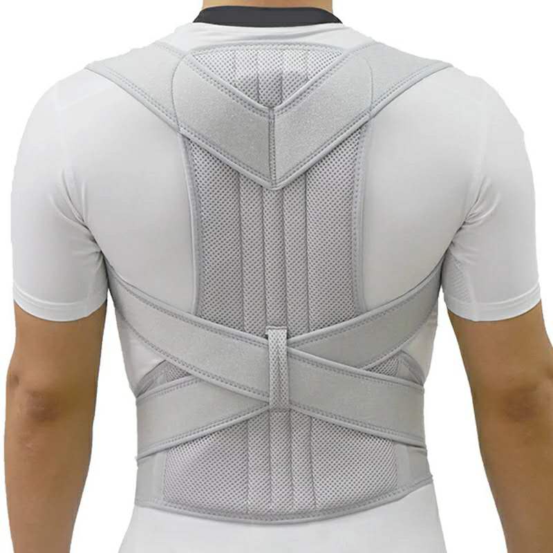 Corrector de Postura con Barra Ergonómica Metálica