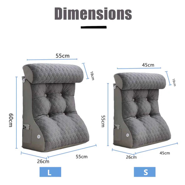 LiseThera™ – Cojín de Lectura Ergonómico para Cama, Soporte y Confort