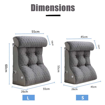 LiseThera™ – Cojín de Lectura Ergonómico para Cama, Soporte y Confort