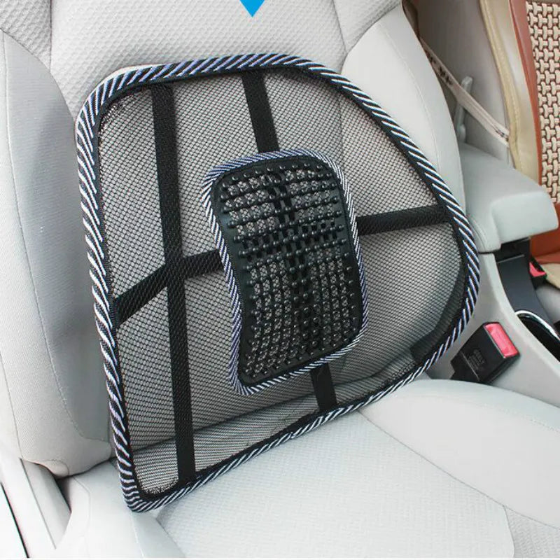 Support dorsal de chaise ergonomique réglable noir