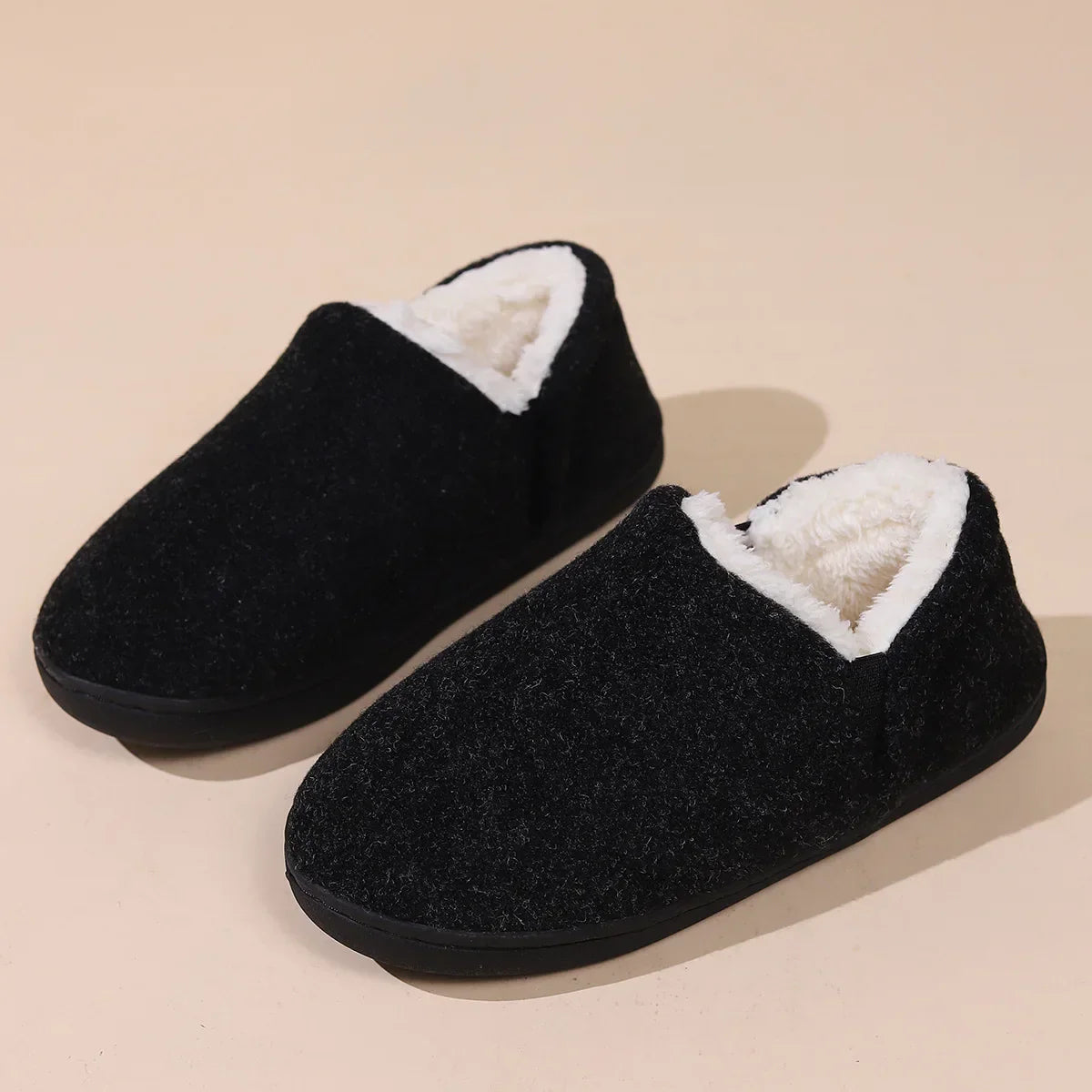 Pantuflas de peluche unisex acogedoras