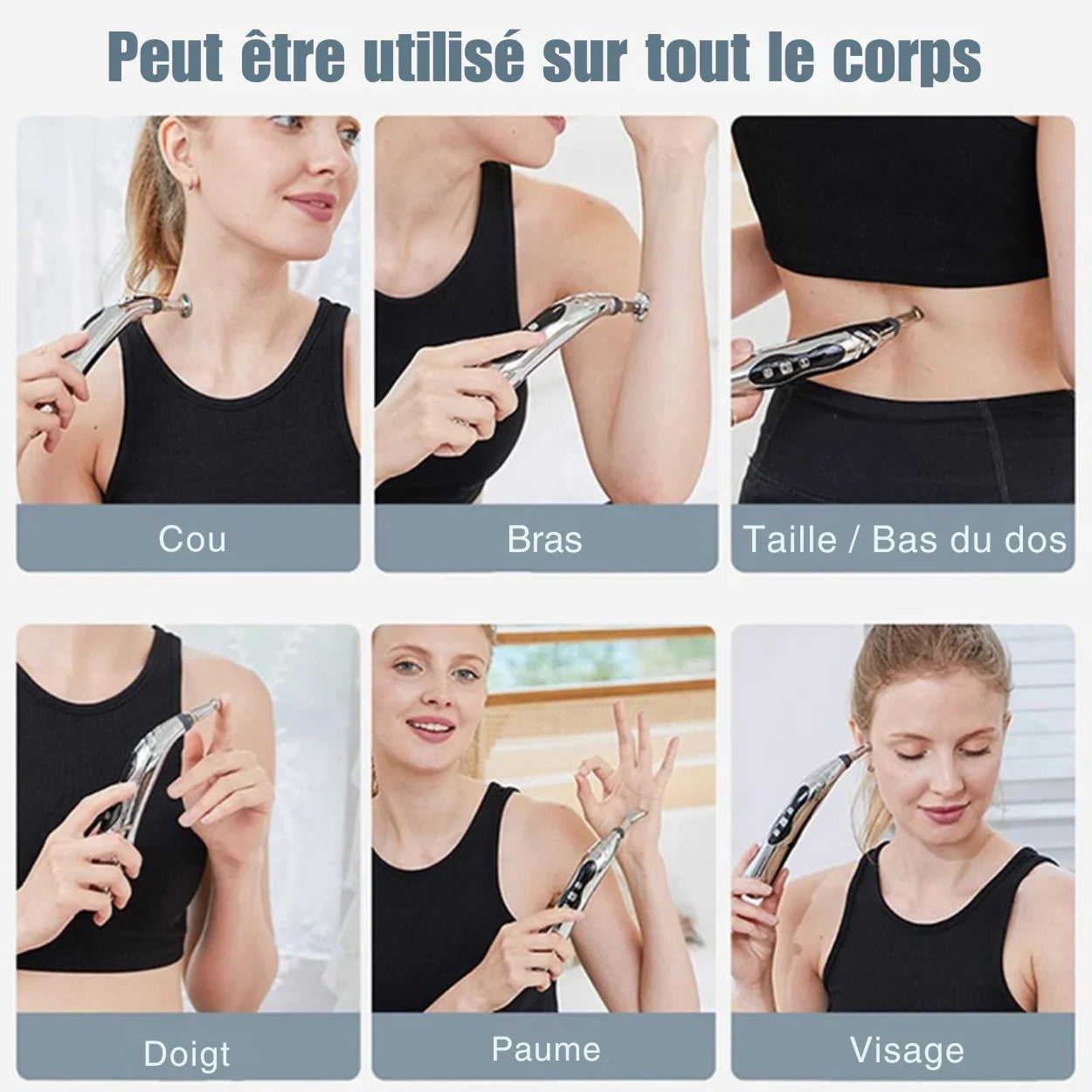 Pluma de Acupuntura Energética de Impulsos