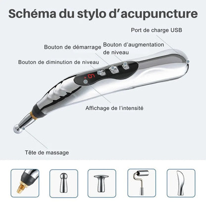 Pluma de Acupuntura Energética de Impulsos