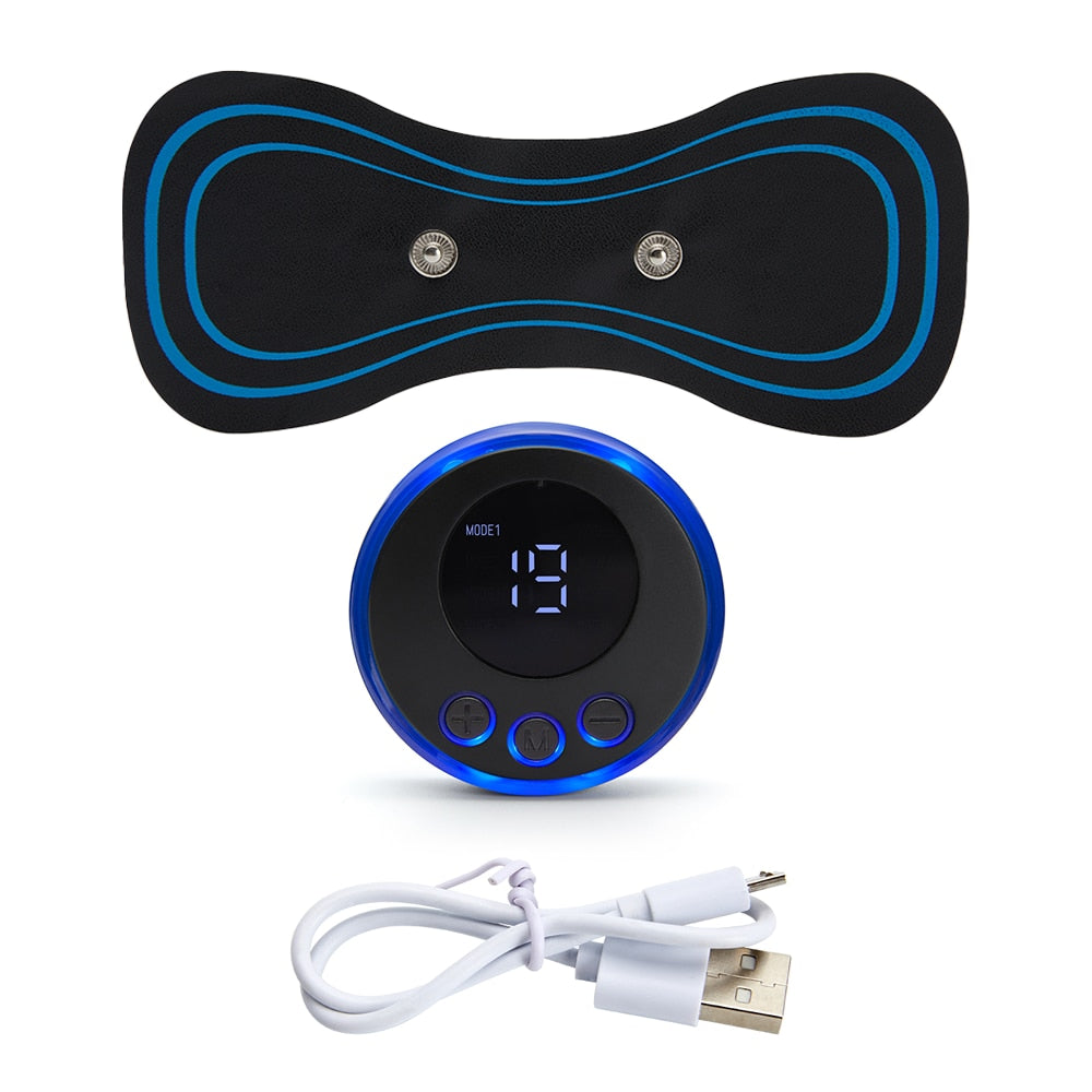 Masseur de cou électrique rechargeable à stimulation EMS cervicale