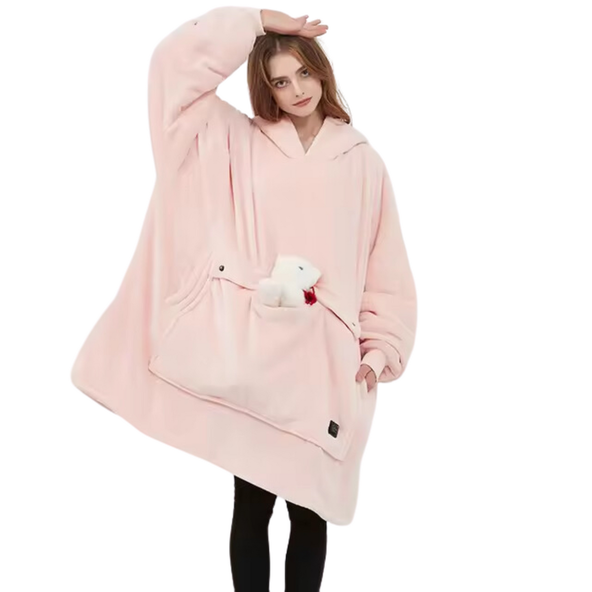 Sweat à capuche chauffant en laine USB