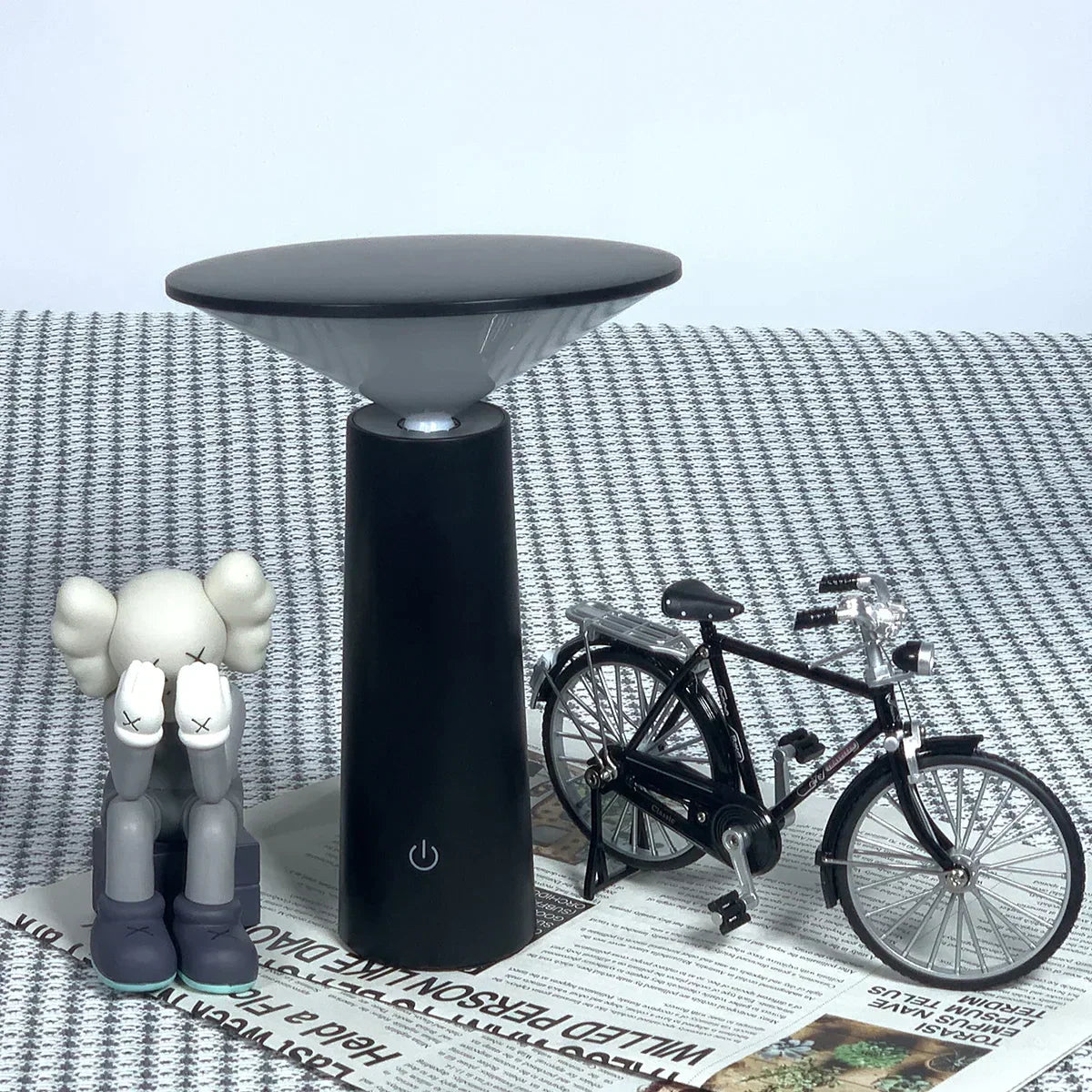 Lampe de table sans fil à éclairage LED rechargeable
