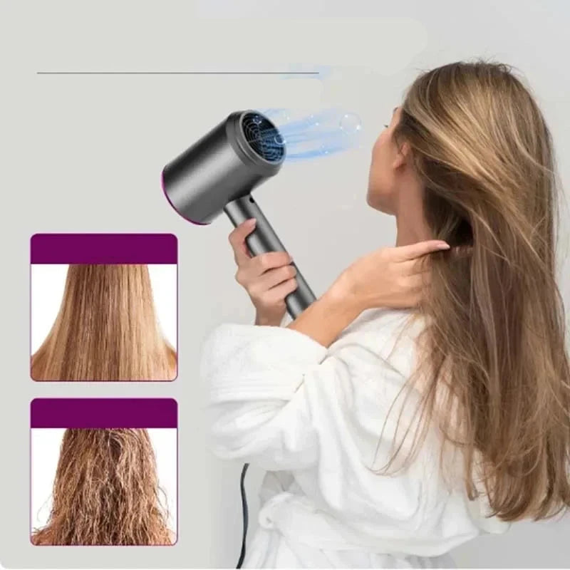 TurboDry™ – Secador de Pelo Profesional Silencioso y Rápido