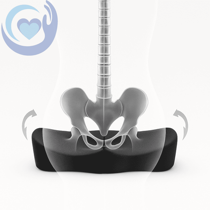 ErgoConfort™ – Cojín de Asiento con Alivio de Presión
