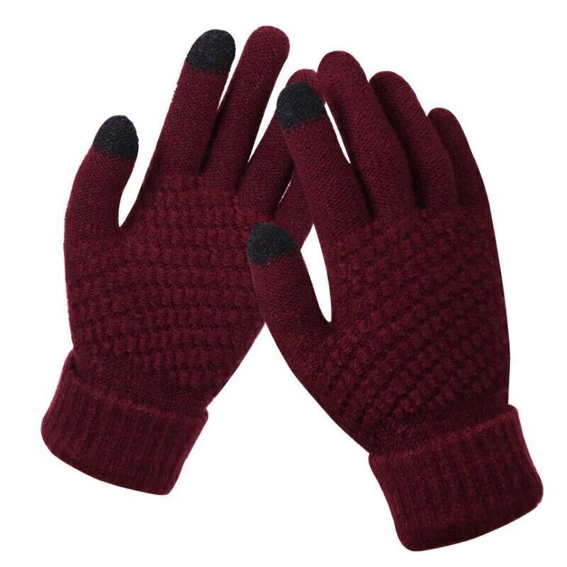 Guantes de punto elegantes y prácticos