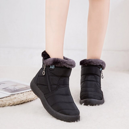 Bottes imperméables antidérapantes à doublure fourrure