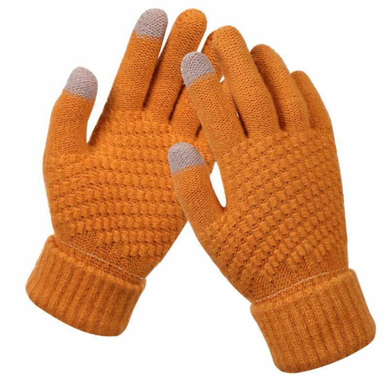 Guantes de punto elegantes y prácticos