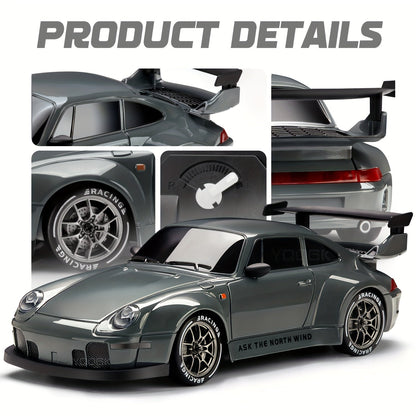 Voiture RC drift 4WD rechargeable 2,4 GHz à lumières LED