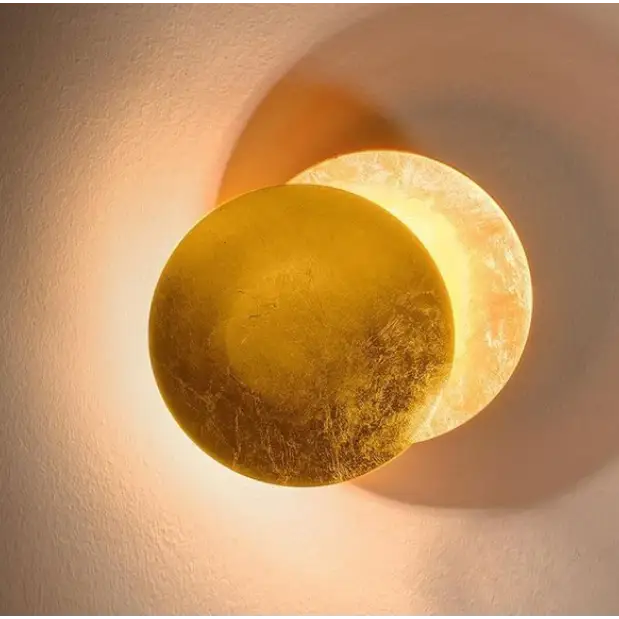 Applique murale design scandinave LED forme éclipse