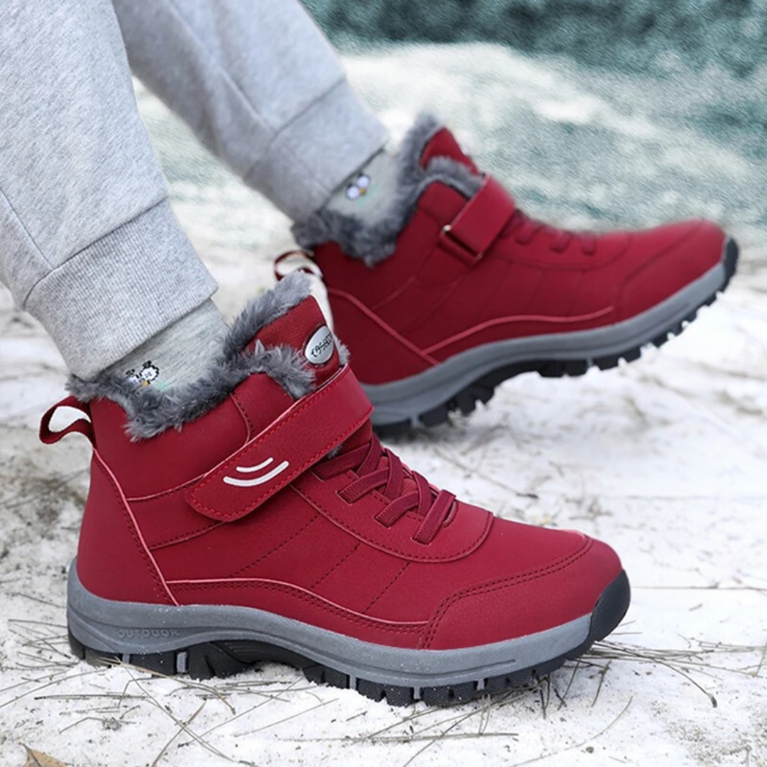 Bottes de neige légères à fourrure synthétique