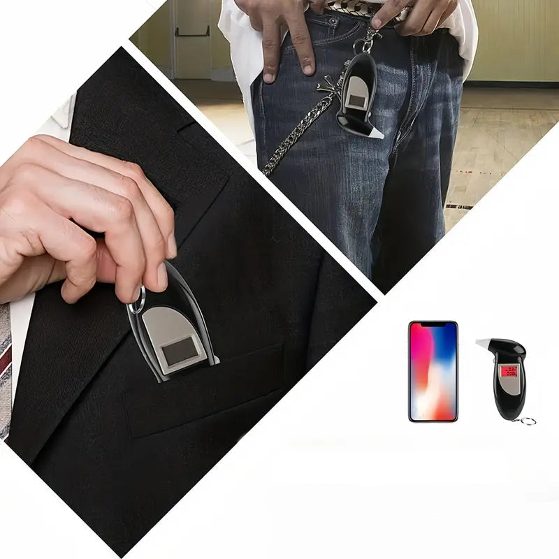 AlcoSense™ – Alcoholímetro digital electrónico portátil preciso y rápido