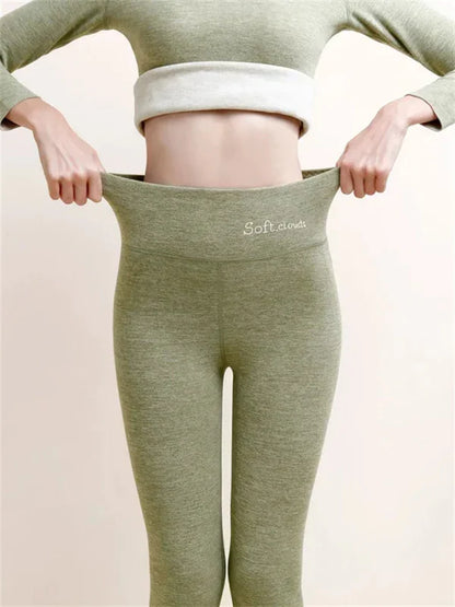 Legging thermique en polaire confortable et chaud