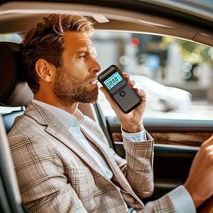 AlcoZen™ – Alcoholímetro Electrónico Portátil con Pantalla LCD Precisa