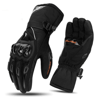 Gants de moto imperméables en textile renforcé