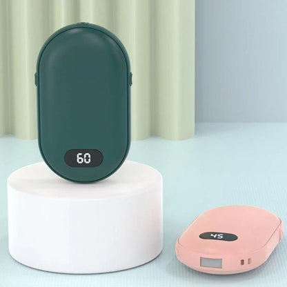 Calentador de Manos Portátil y Power Bank Compacto