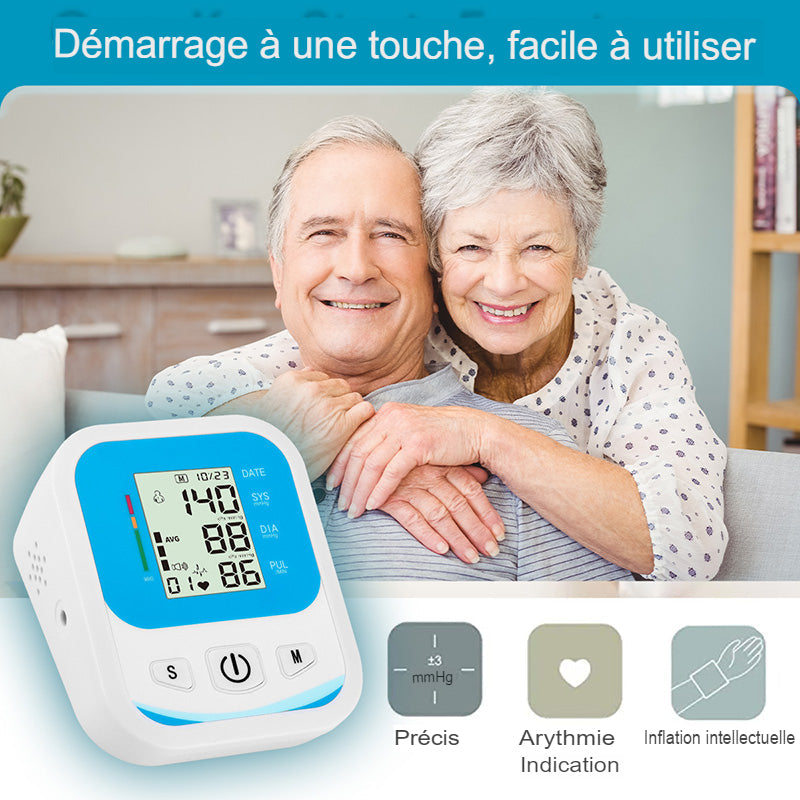 Tensiomètre électronique précis à affichage digital