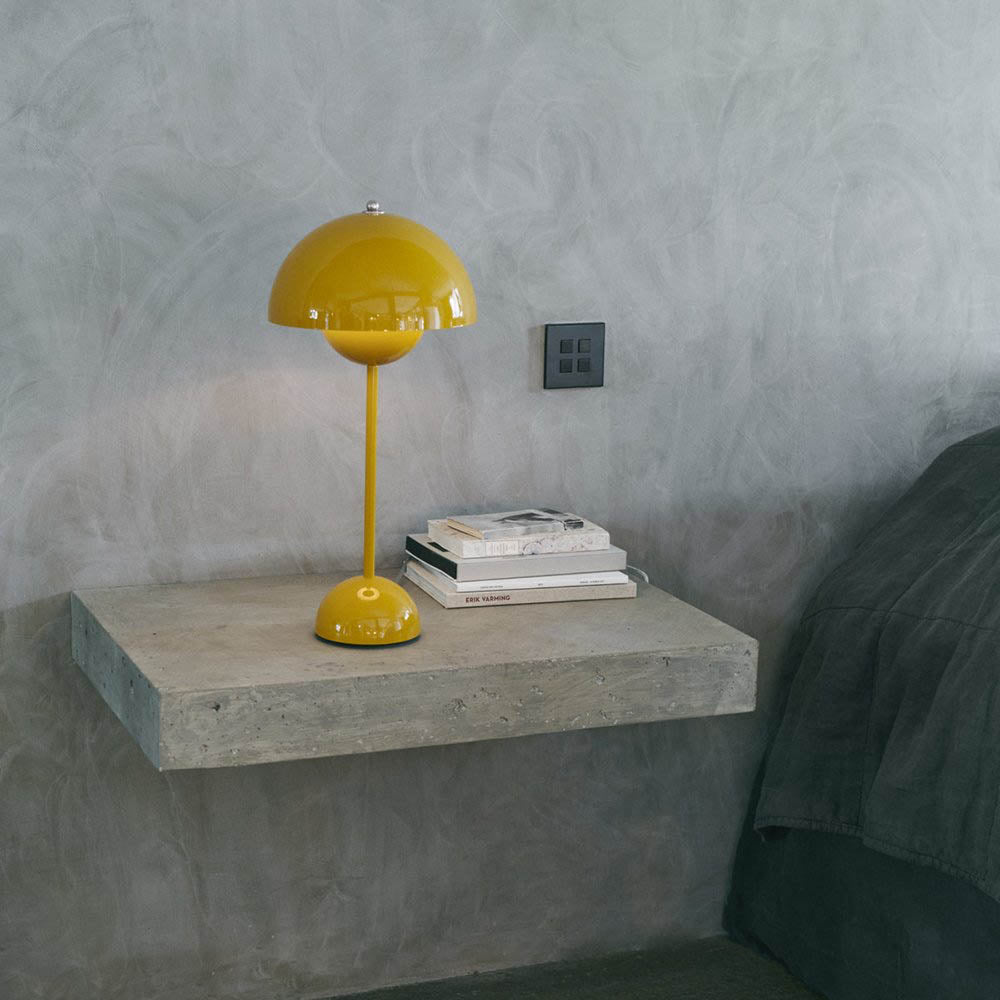 Lámpara de mesa LED portátil Flowerpot