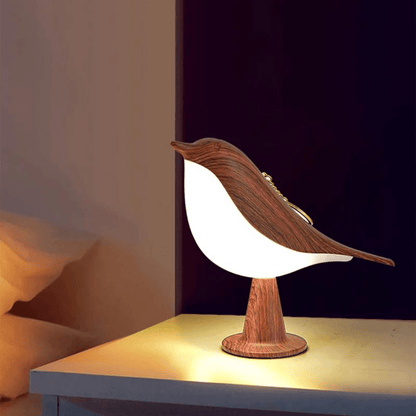 Lámpara de Mesa Elegante con Diseño de Pájaro