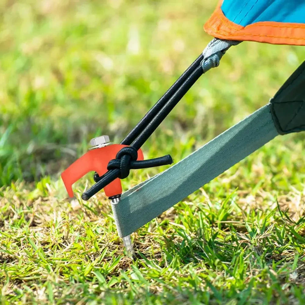Piquets de tente résistants à visser en acier