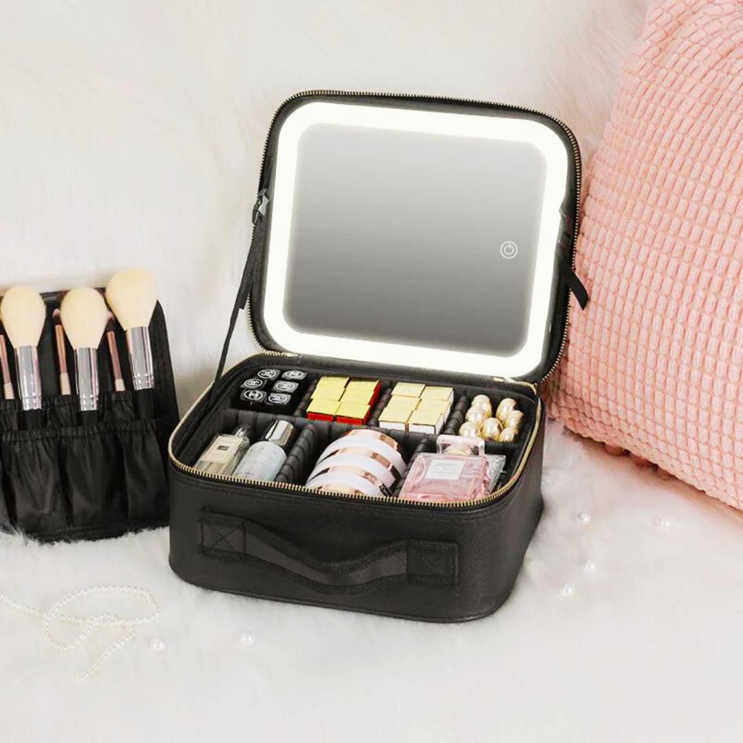 Estuche de Maquillaje Compacto y Práctico