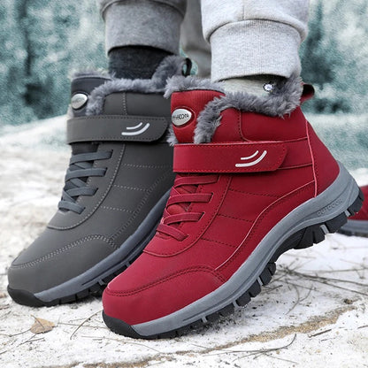 Bottes de neige légères à fourrure synthétique