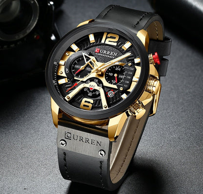 Reloj de Pulsera para Hombre, Elegante, Diseño de Lujo
