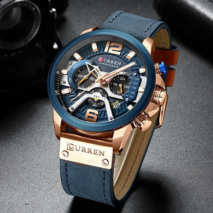Reloj de Pulsera para Hombre, Elegante, Diseño de Lujo
