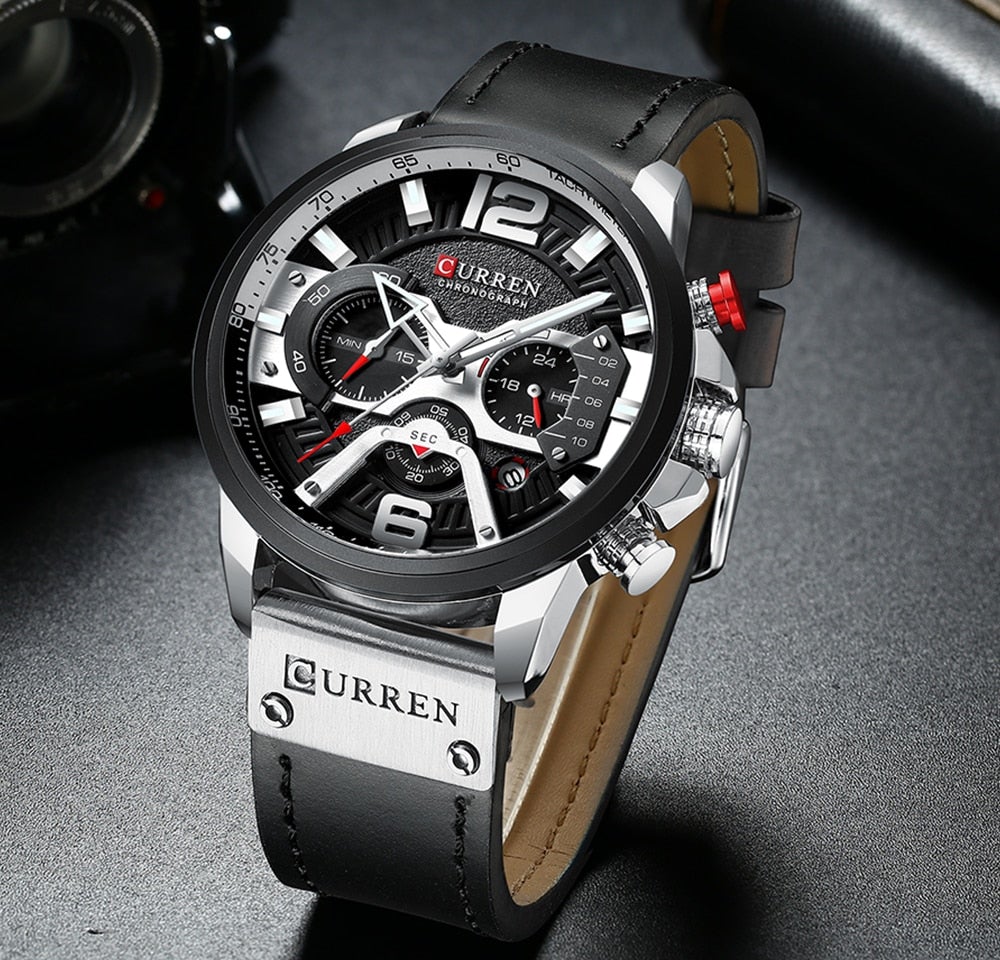 Reloj de Pulsera para Hombre, Elegante, Diseño de Lujo