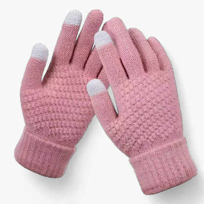 Guantes de Invierno Cálidos Táctiles Elásticos