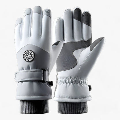 Gants de ski imperméables avec renforts de protection