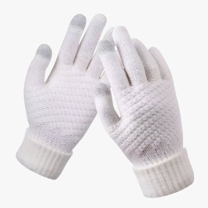 Guantes de Invierno Cálidos Táctiles Elásticos