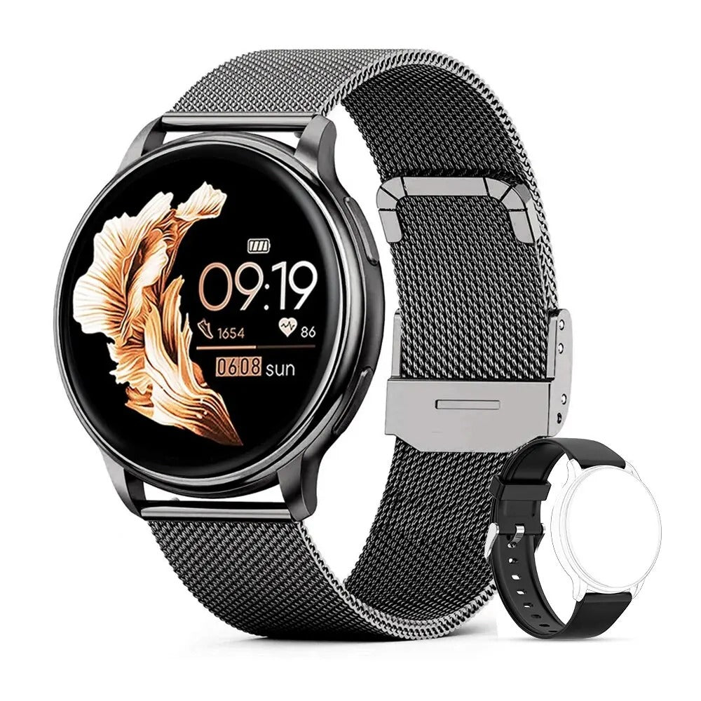 Reloj de fitness para mujer deportista