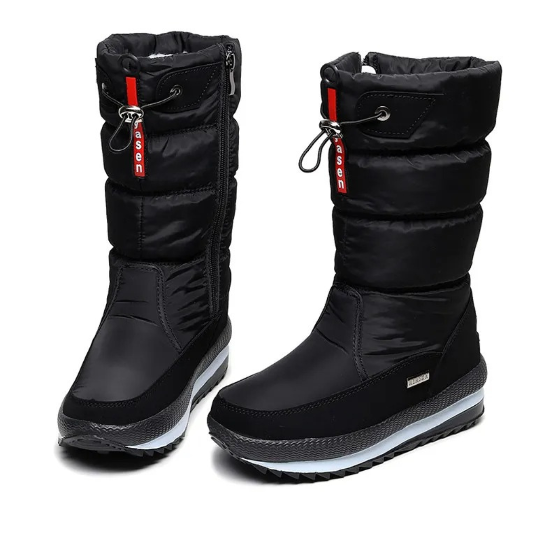 Bottes d'hiver isolantes doublure pelucheuse